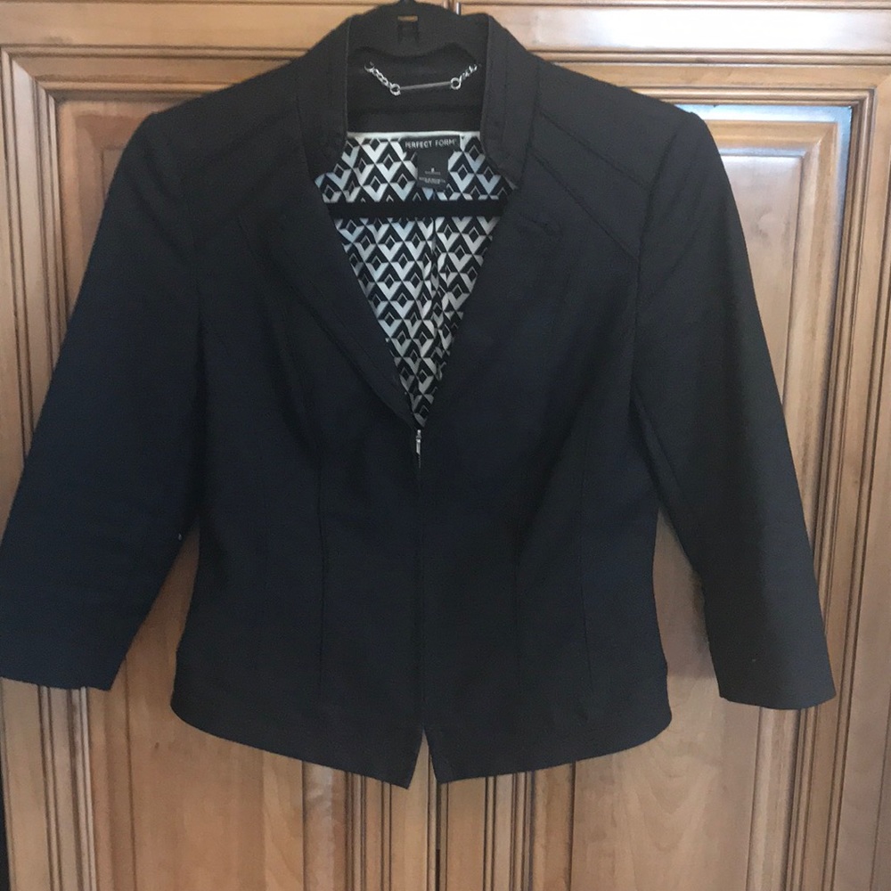 Sleek modern jacket/topper for tank/cami/shell...